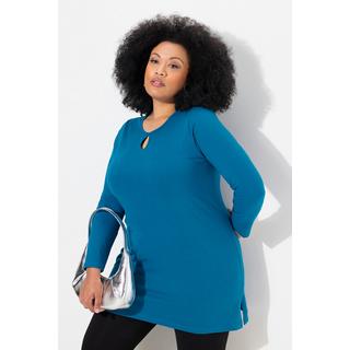 Ulla Popken  Longshirt, A-Linie, Keyhole, Rundhals, Langarm 