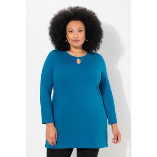 Ulla Popken  Longshirt, A-Linie, Keyhole, Rundhals, Langarm 