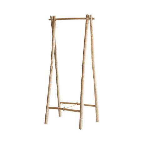 Tikamoon Attaccapanni semplice in teak massello Kilim  