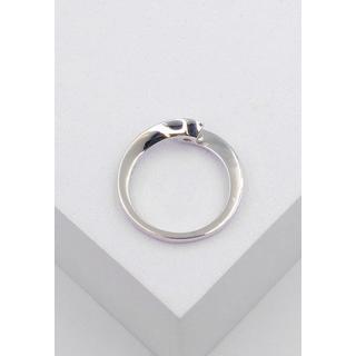 MUAU Schmuck  Solitaire Ring Diamant 0.30ct. Weissgold 750 