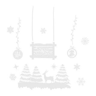 Ruhhy Autocollants de fenêtre de Noël Ruhhy 22253  