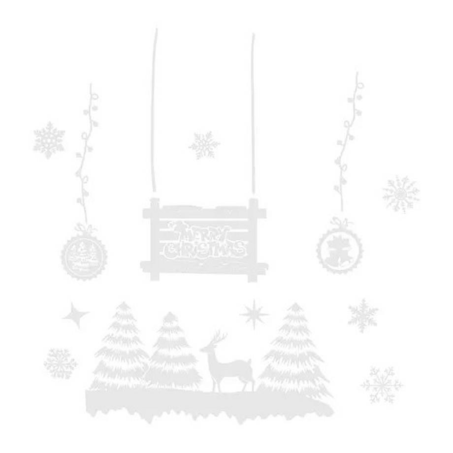 Ruhhy Autocollants de fenêtre de Noël Ruhhy 22253  