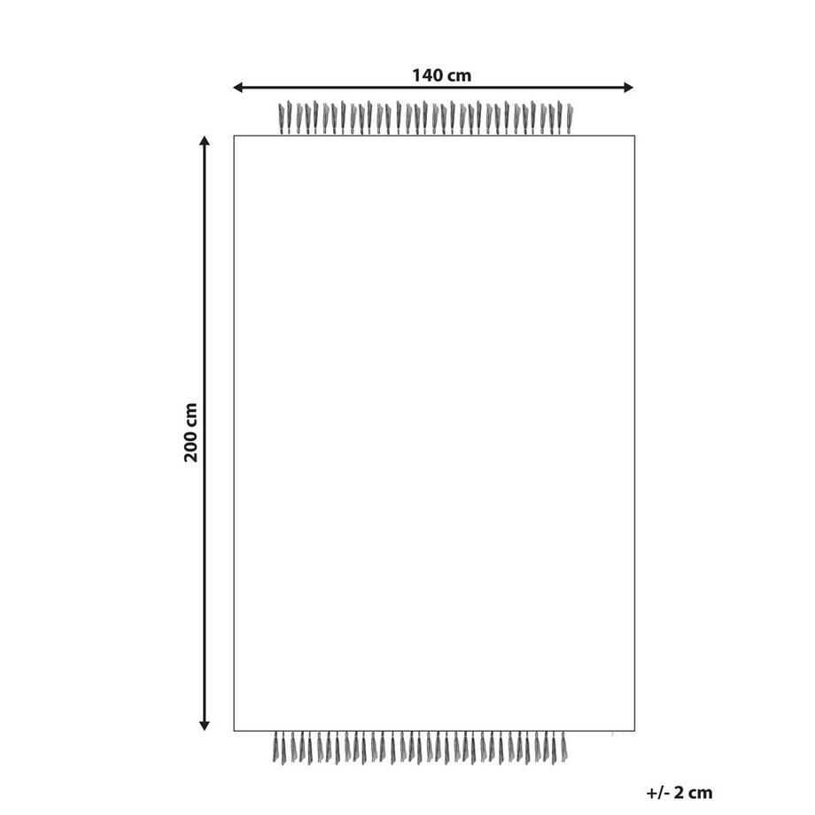 Beliani Tapis en Laine  TATLISU  