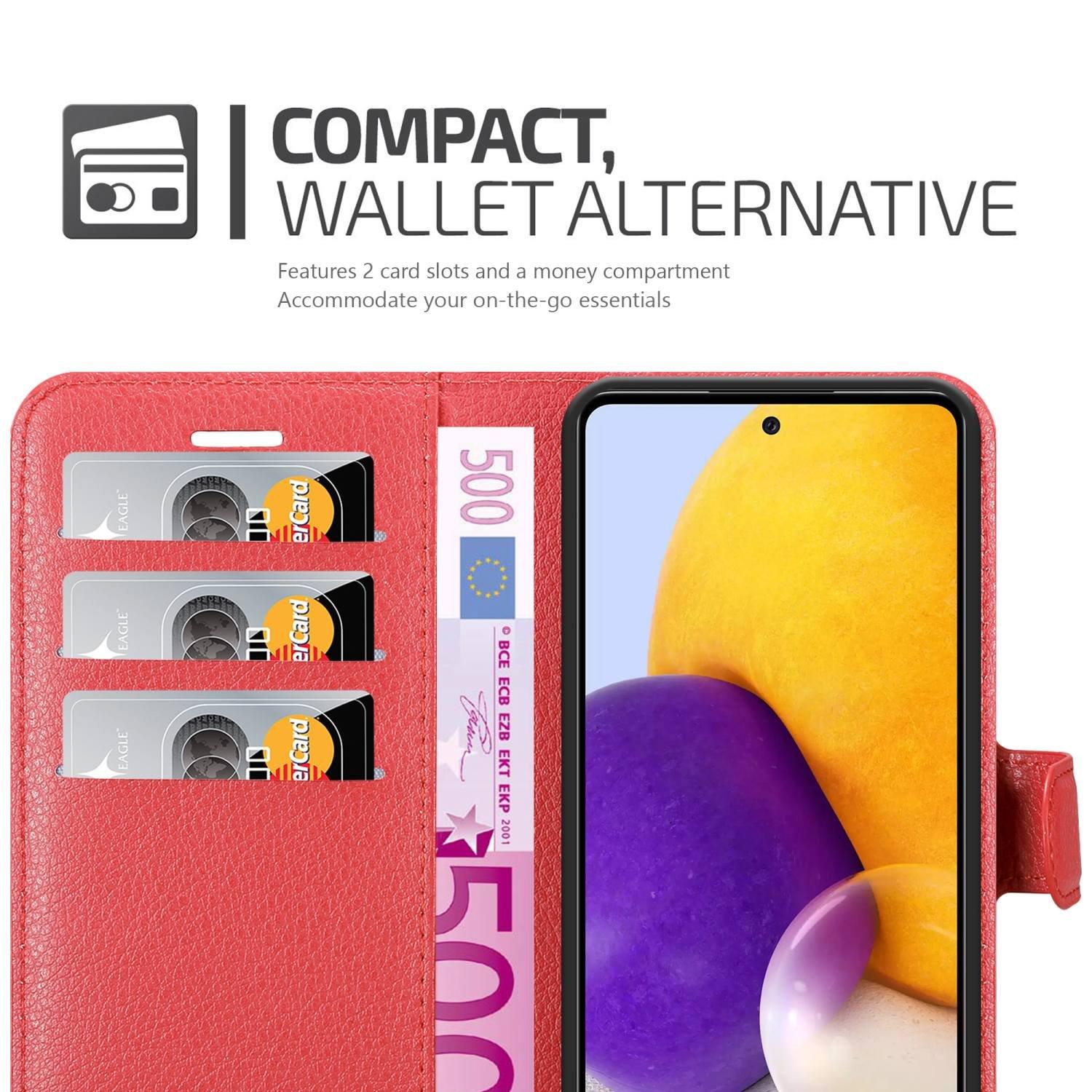 Cadorabo  Housse compatible avec Samsung Galaxy A73 5G - Coque de protection avec fermeture magnétique, fonction de support et compartiment pour carte 