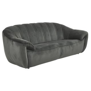 Vente-unique Sofa 3Sitzer Samt MALVITO  