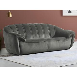 Vente-unique Sofa 3Sitzer Samt MALVITO  