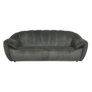 Vente-unique Sofa 3Sitzer Samt MALVITO  