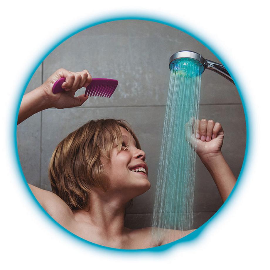 BEST DIRECT SHOWER FESTIVAL - Pomme de douche LED à pression d'eau avec éclairage coloré  