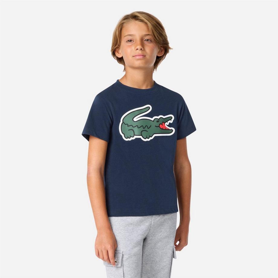 LACOSTE  T-Shirt, Baumwollmischung 