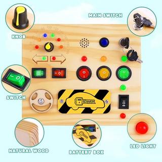 Activity-board  Busy Board Spielzeug Activity Board Holzspielzeug Motorikspielzeug 