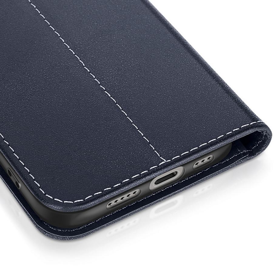 Avizar  Leder Etui iPhone 16 Pro Portemonnaie 