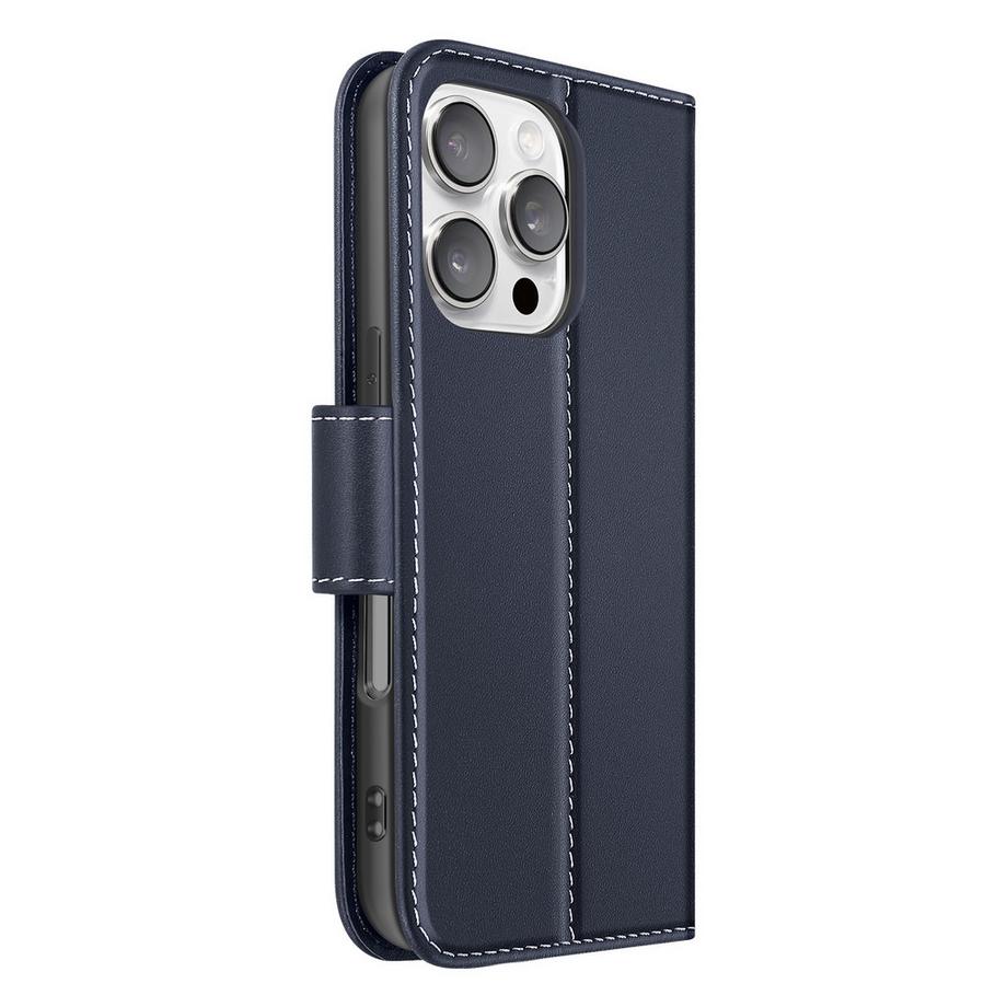 Leder Etui iPhone 16 Pro Portemonnaie