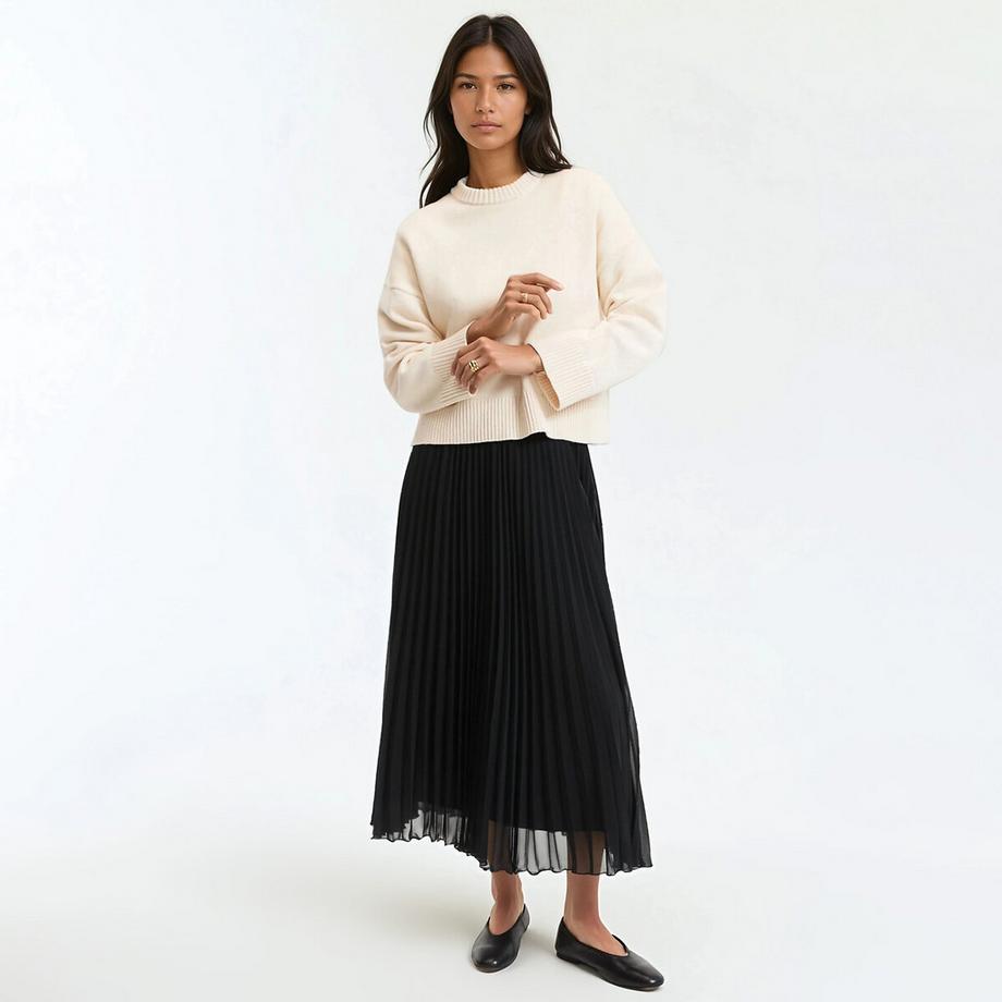 La Redoute Collections Gonna svasata a pieghe  