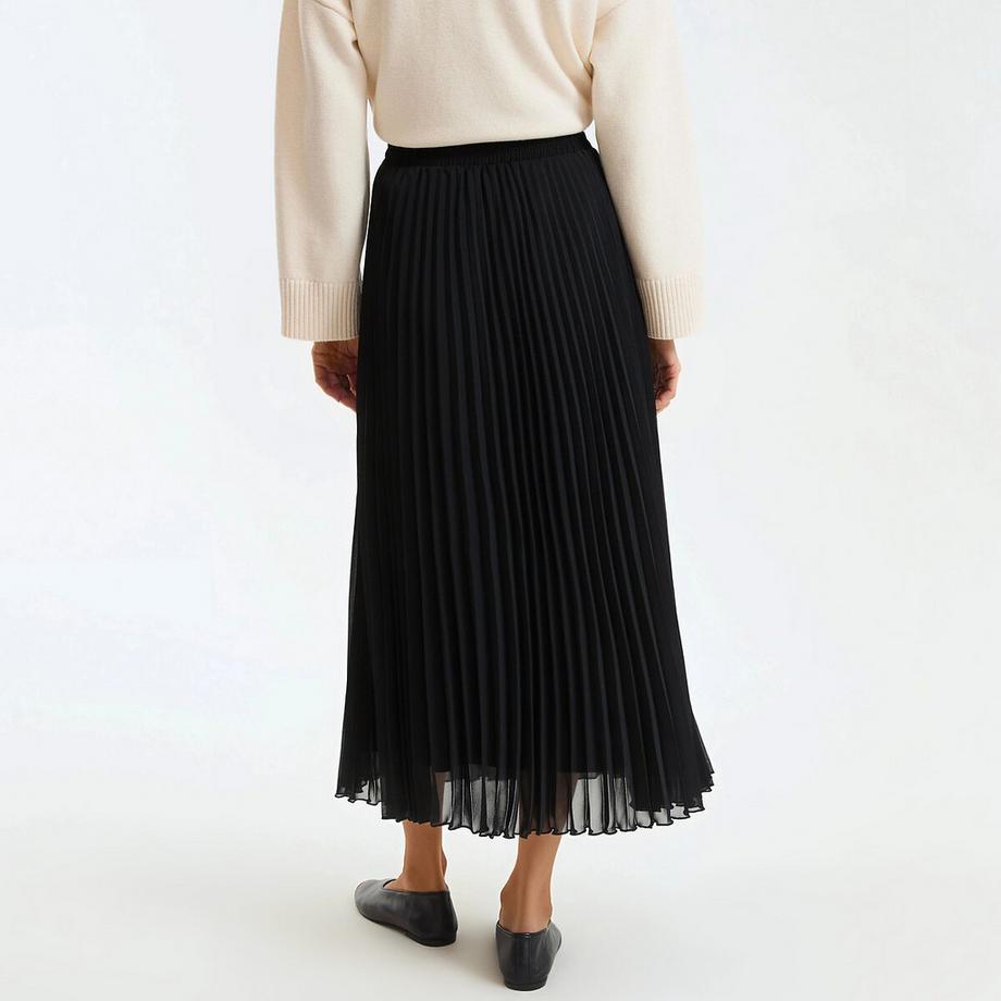 La Redoute Collections Gonna svasata a pieghe  