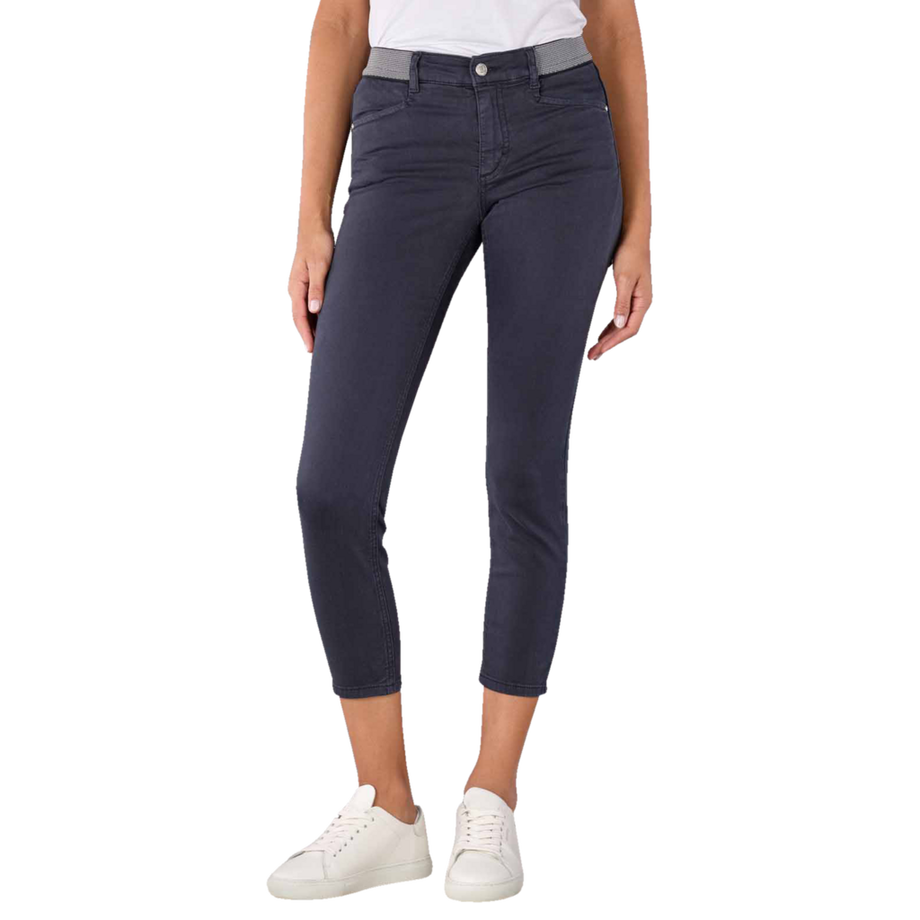 Ornella 5-Pocket Pants Slim Fit Sporty Satin