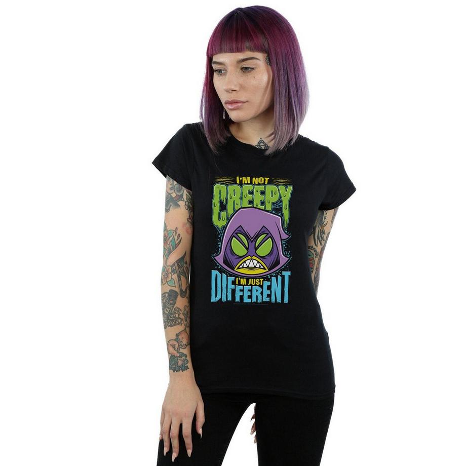 DC COMICS Teen Titans Go I'm Not Creepy I'm Just Different T-Shirt  