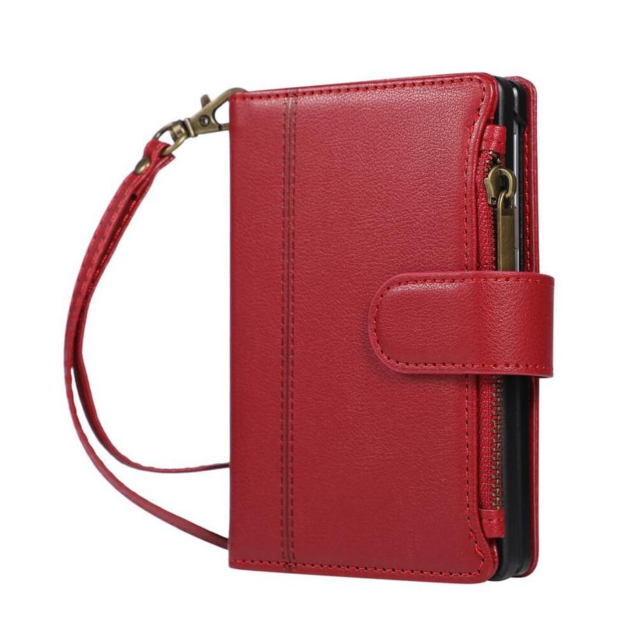Cover-Discount  Galaxy Z Fold8 – Étui portefeuille avec bandoulière & dragonne 
