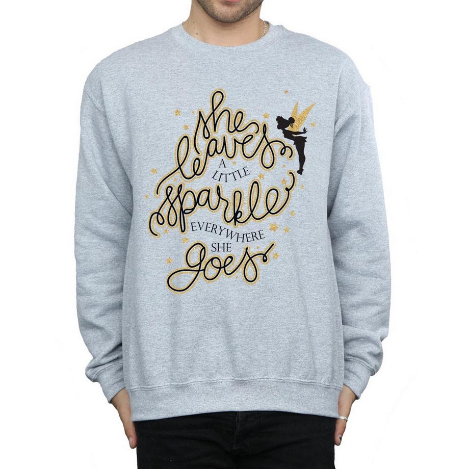Disney Tinkerbell She Leaves A Little Sparkle Sweatshirt  