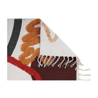 OZAIA Tappeto a rilievo in Cotone stampato 1 Multicolore PALMAS  