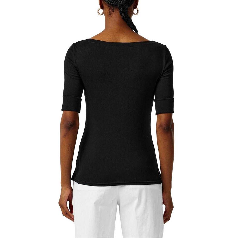 Ralph Lauren T-Shirt Lauren Judy col bateau et manches 3/4  