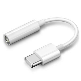 B2X  USB-C-auf-3,5-mm-AUX-Adapter – Weiß 