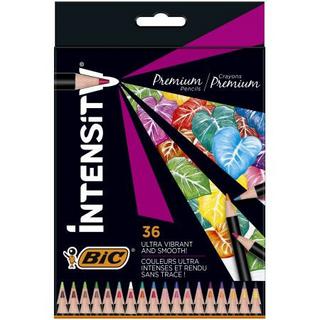 BiC BIC Intensity Premium Ametista (colore), Nero, Blu, Marrone, Corallo, Verde, Azzurro, Verde chiaro, Rosa chiaro, Lime, Blu metallizzato, Arancione, Rosa, Viola, Rosso, Rosa, Colore vaniglia, Viola, Bianco, Giallo 36 pz  