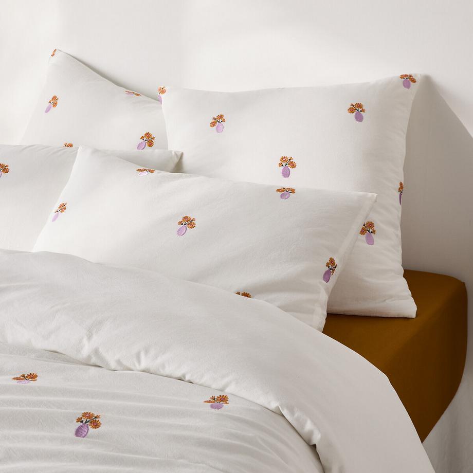 La Redoute Intérieurs Ariette Kissenbezug aus Baumwolle im Vintage-Stil  