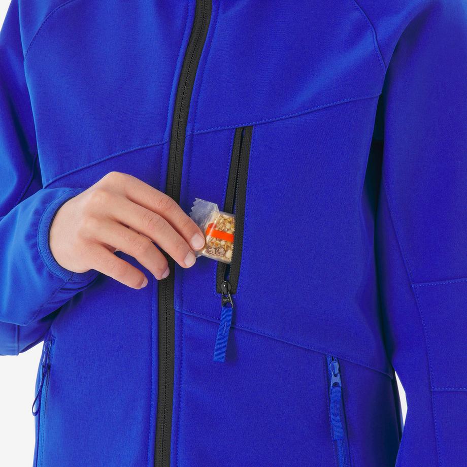 QUECHUA  Veste softshell enfant randonnée synthétique 