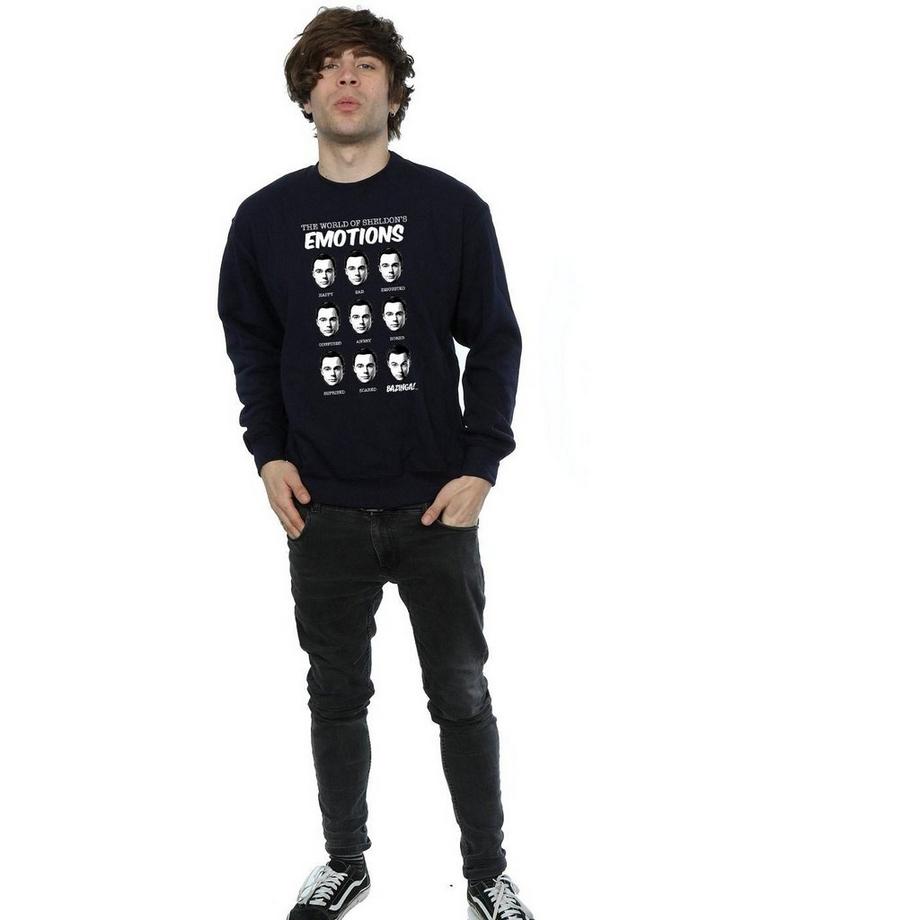 The Big Bang Theory Sheldon's Emotions Sweatshirt Col Rond  