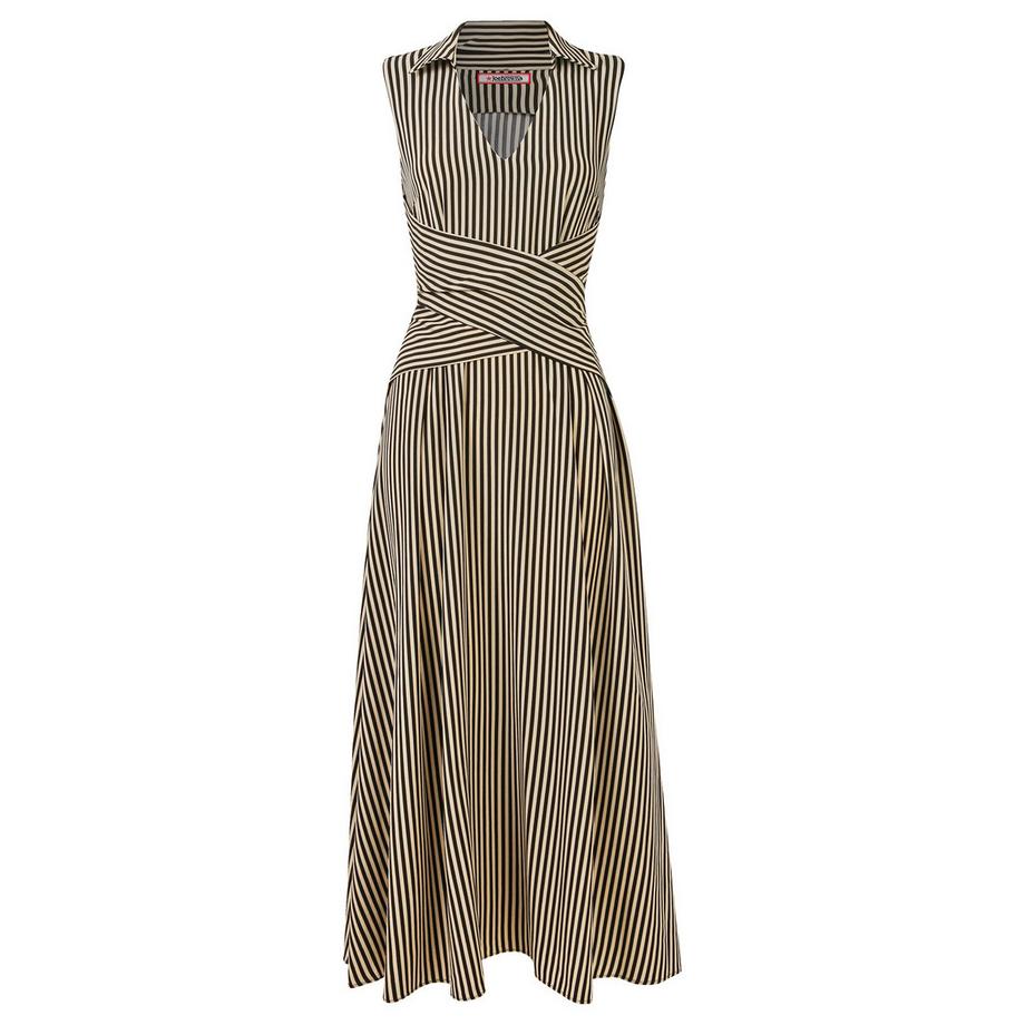 Joe Browns Robe Midi Rayée Monochrome  