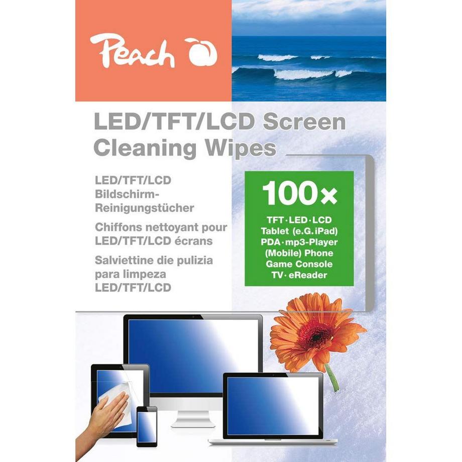 Peach  feuchte Reinigungstücher 