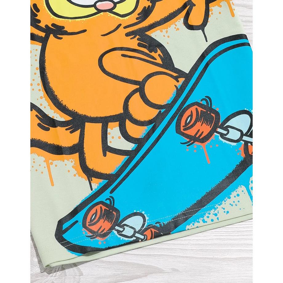 Garfield  Maglietta Skateboard 
