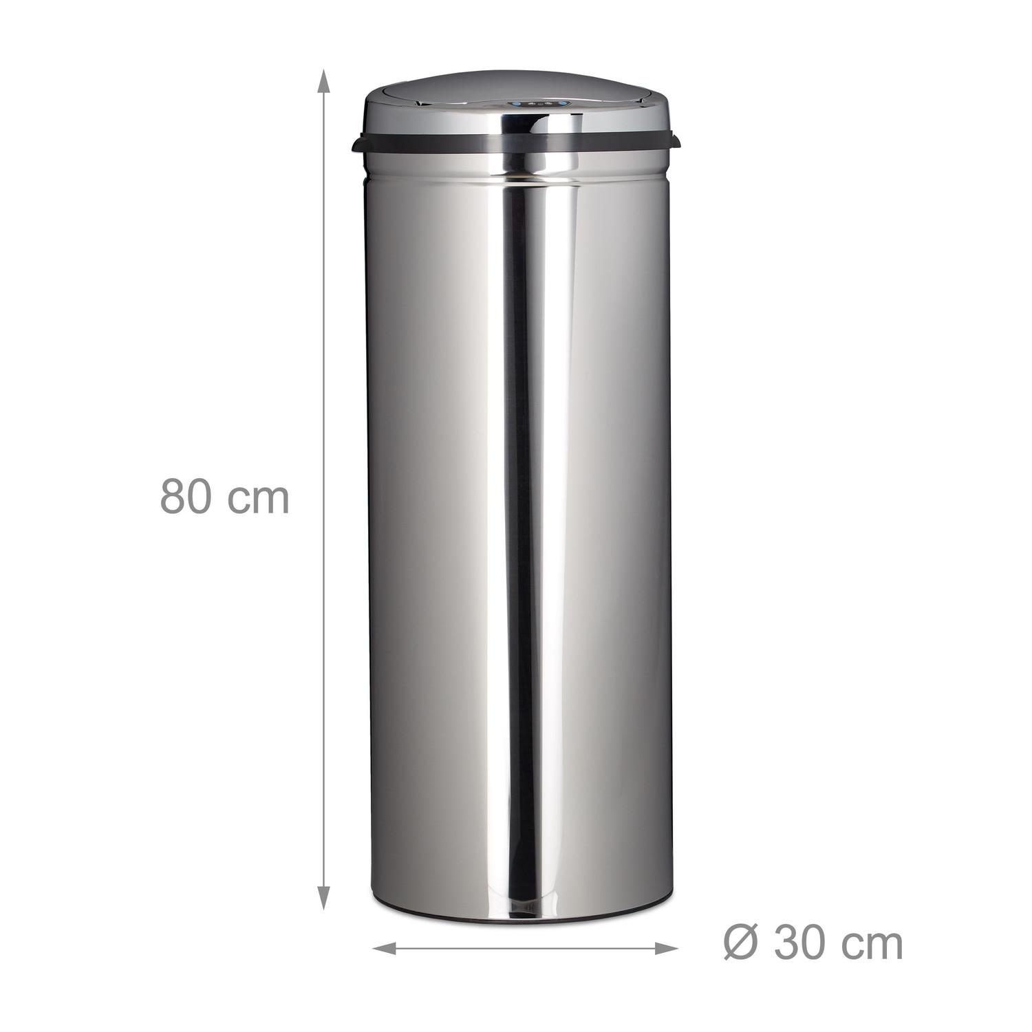 Northix Abfalleimer Mülleimer Papierkorb Metall Müll Lagerung  