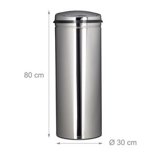 Northix Abfalleimer Mülleimer Papierkorb Metall Müll Lagerung  