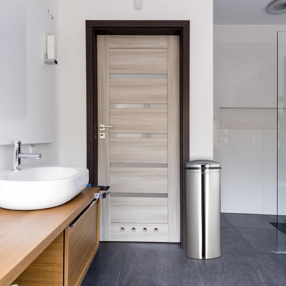 Northix Cestino per rifiuti, cestino per la carta, cestino per la spazzatura in metallo  