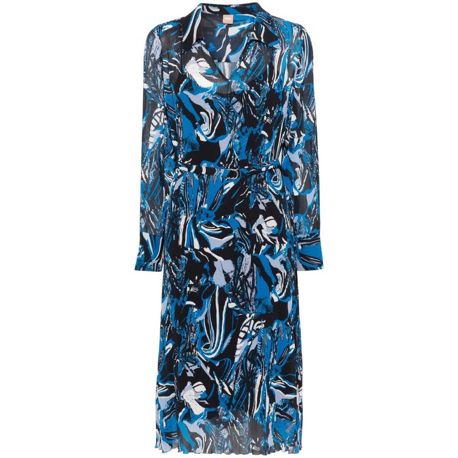 Robe Chemisier Milongue Motiftyle Plissé Daplisa