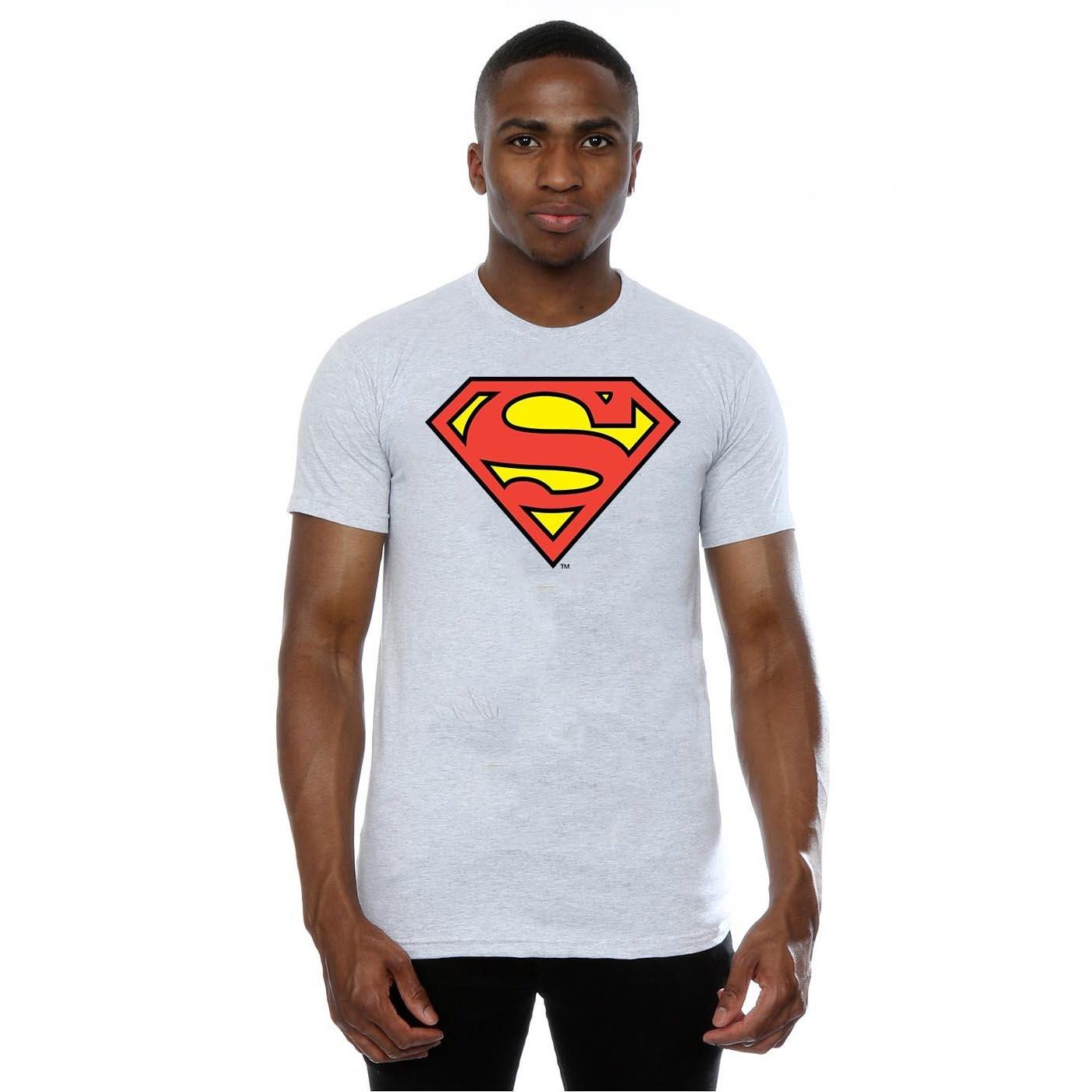 DC COMICS Superman Logo T-Shirt Manches Courtes  