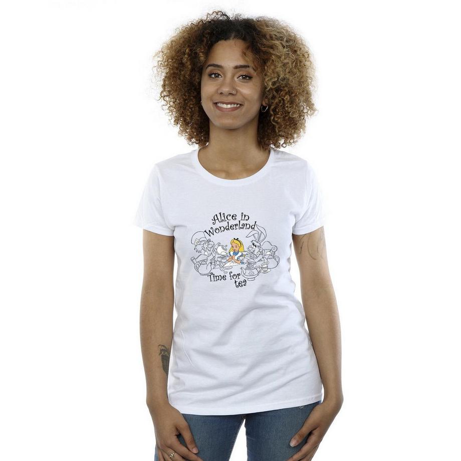 Disney Alice Au Pays Des Merveilles Time For Tea T-Shirt  