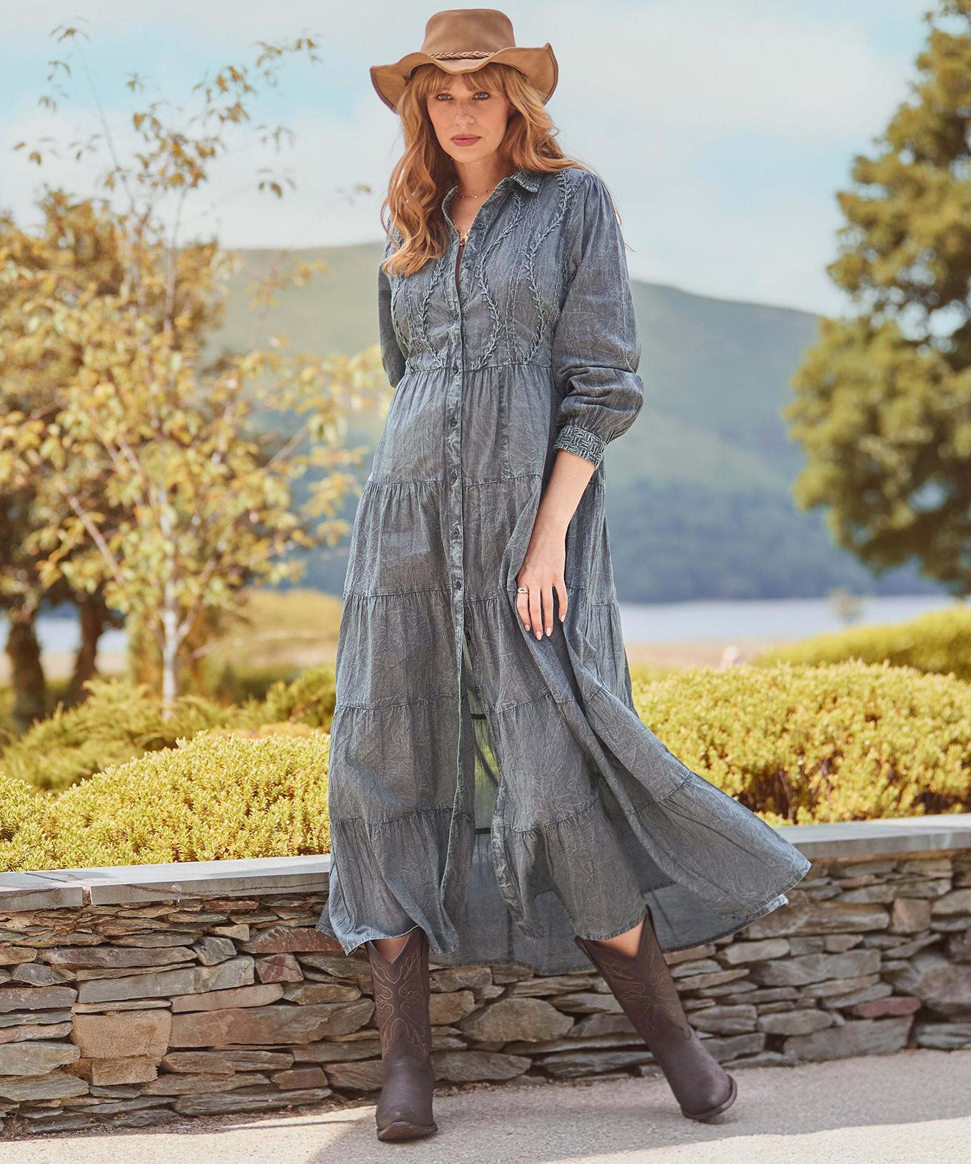 Joe Browns Robe Chemise Bohème Brodé  