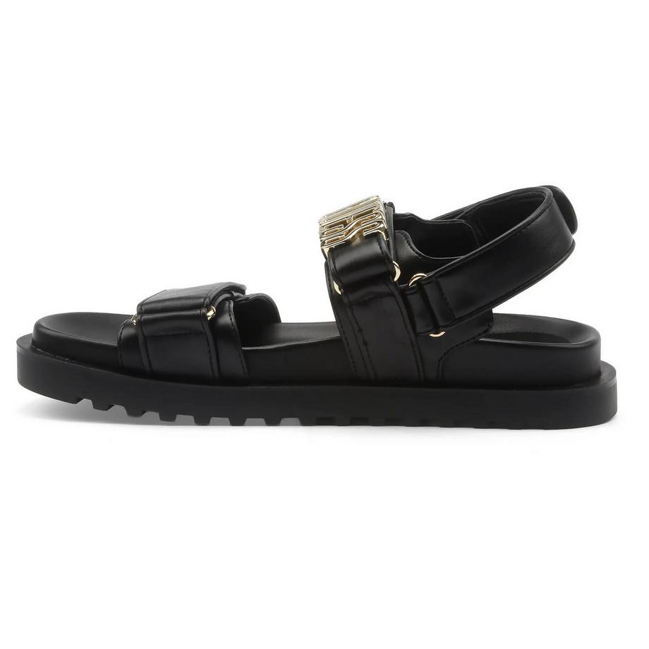 GUESS Fabelis Sandalo Piatto con Fibbia Dorata  