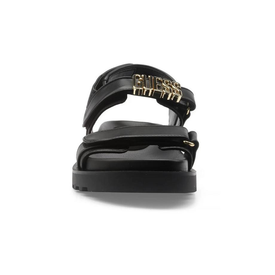 GUESS Fabelis Sandalo Piatto con Fibbia Dorata  