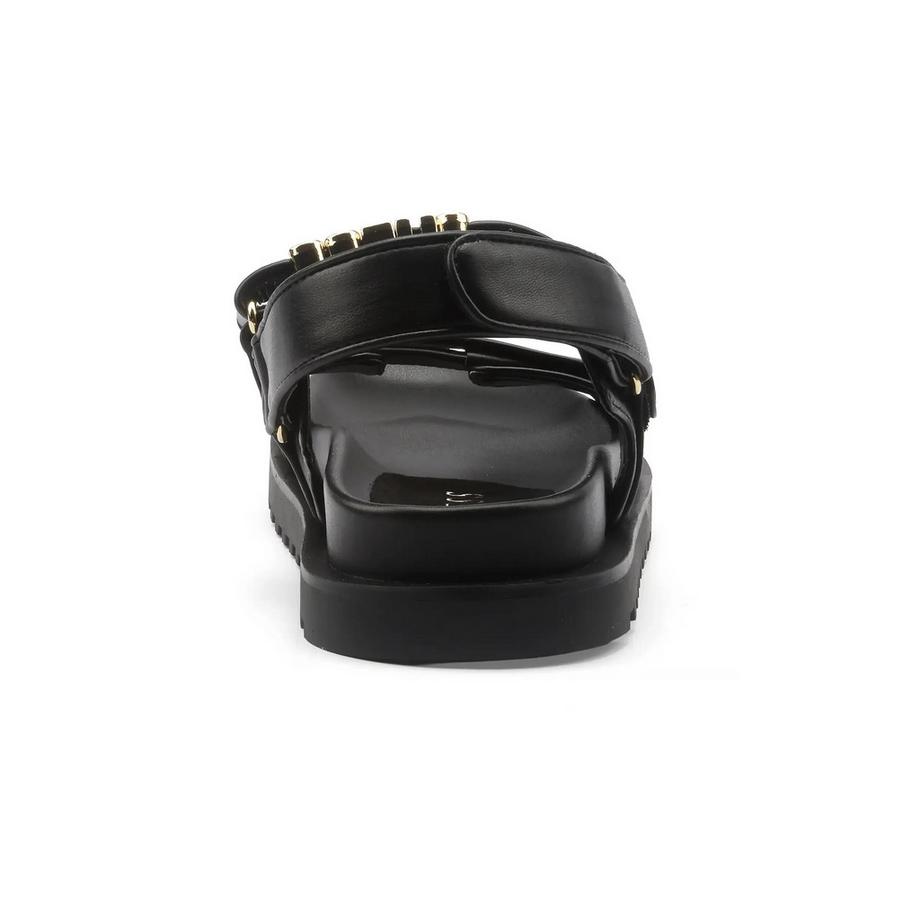 GUESS Fabelis Sandalo Piatto con Fibbia Dorata  