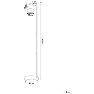 Beliani Lampadaire en Métal Moderne CORBONES  