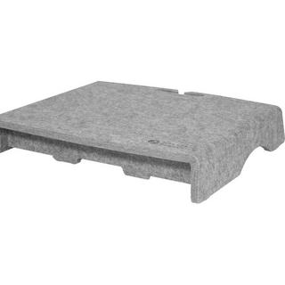 BakkerElkhuizen  Q-Riser 50 Circular 76,2 cm (30") Scrivania Grigio 