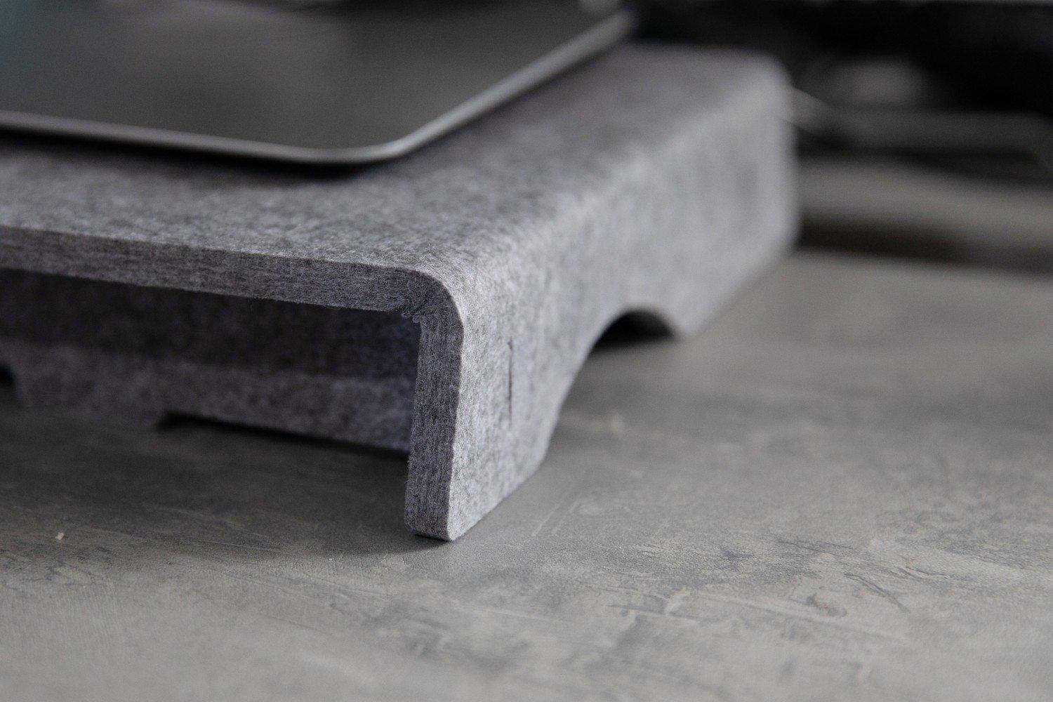 BakkerElkhuizen  Q-Riser 50 Circular 76,2 cm (30") Scrivania Grigio 