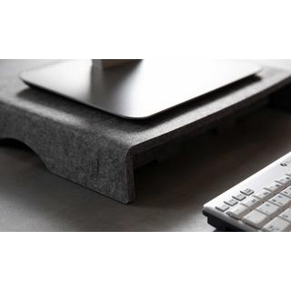 BakkerElkhuizen  Q-Riser 50 Circular 76,2 cm (30") Scrivania Grigio 