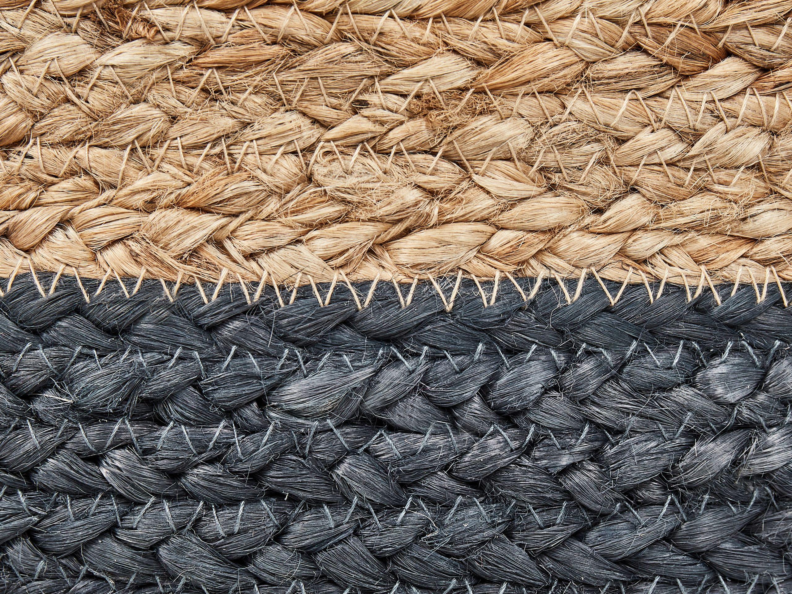 Beliani Pouf aus Jute Boho DUKI  