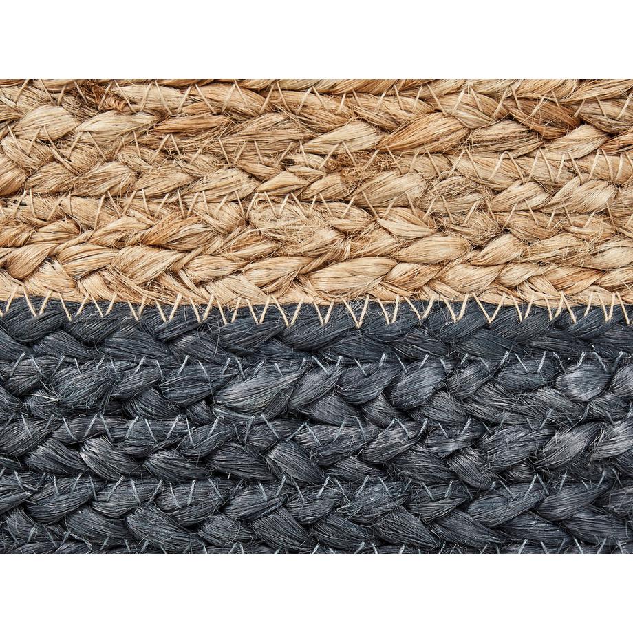 Beliani Pouf en Jute Boho DUKI  