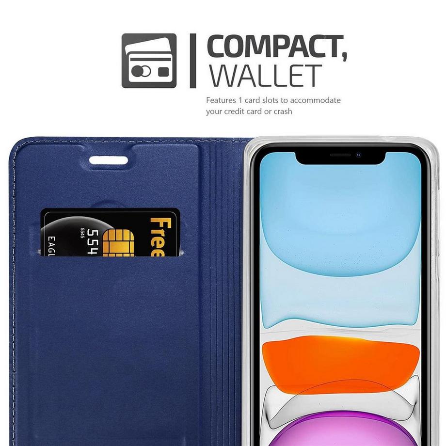 Cadorabo  Hülle für Apple iPhone 11 Magnetverschluss, Kartenfach 