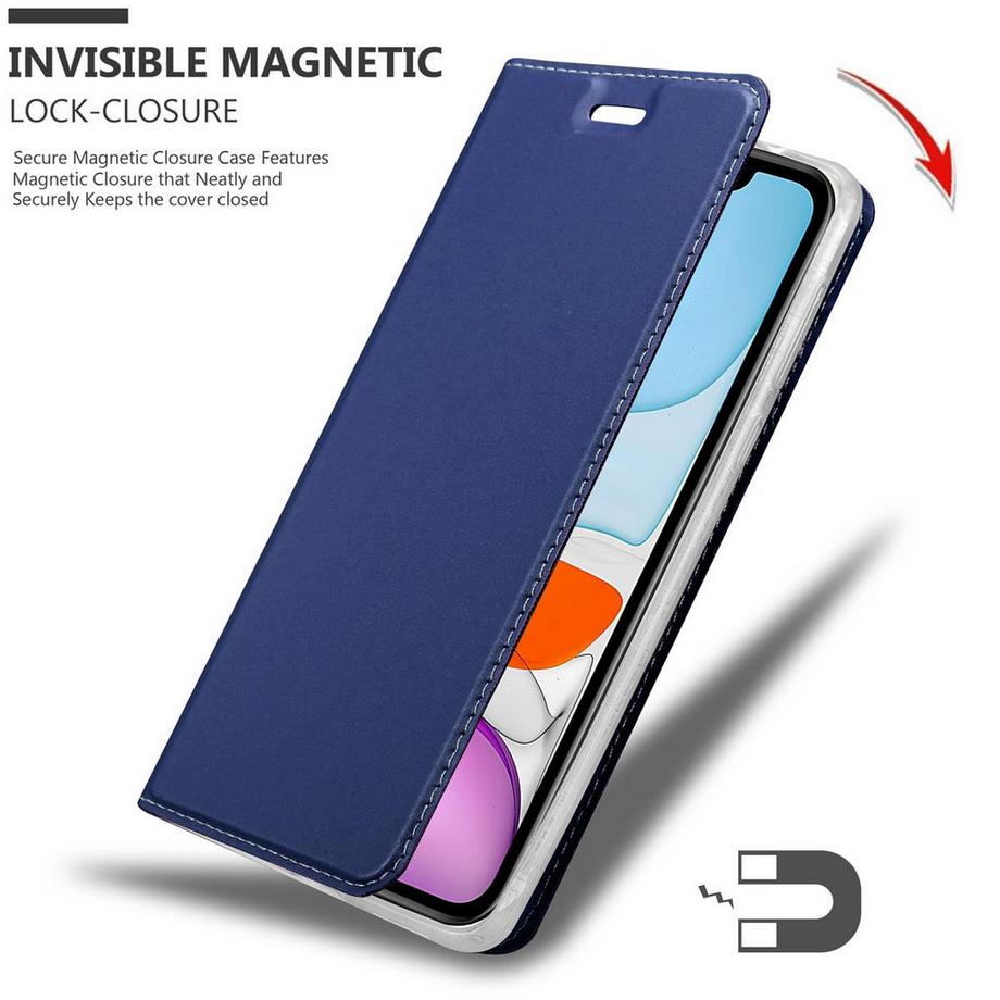 Cadorabo  Hülle für Apple iPhone 11 Magnetverschluss, Kartenfach 